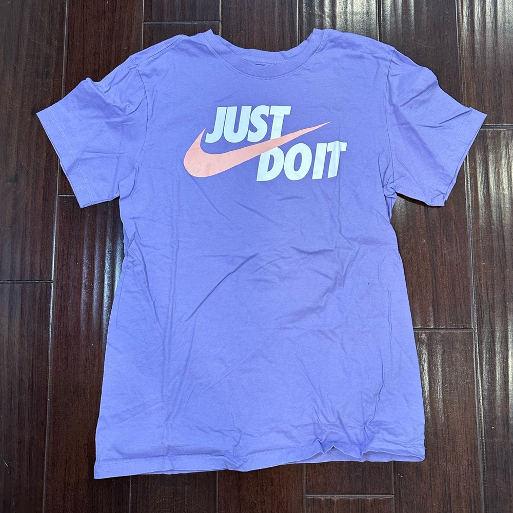 Nike Purple 'Just Do It' T-Shirt